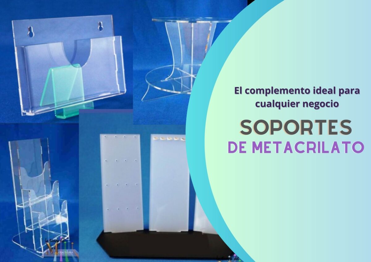 Aprende a exhibir tus productos en soportes de metacrilato