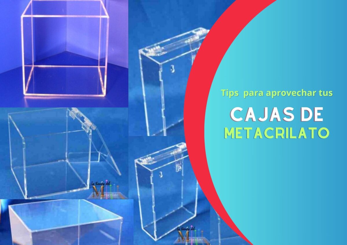 Exhibe tus productos con estilo usando cajas de metacrilato