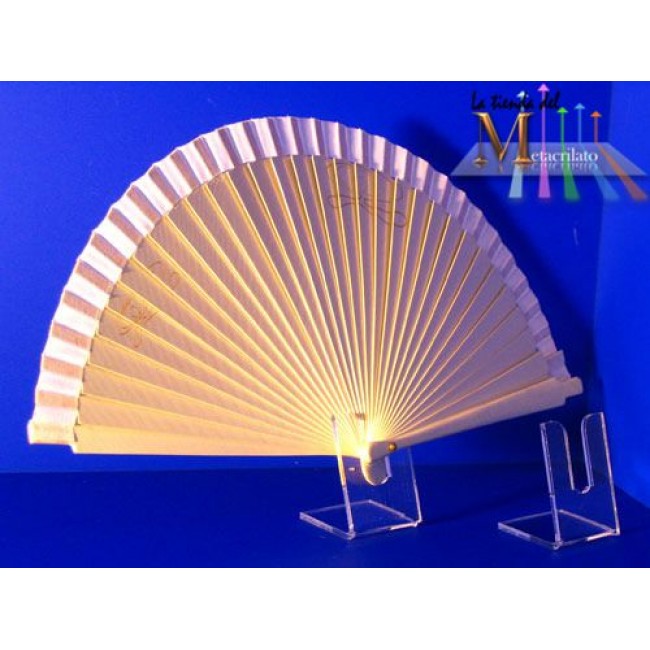 Expositor para abanico abierto Abanicos Expositores de metacrilato - La del Metacrilato